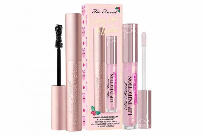 Target Too Faced Sexy Lips & Lashes Set de rimel și buze pline de ediție limitată