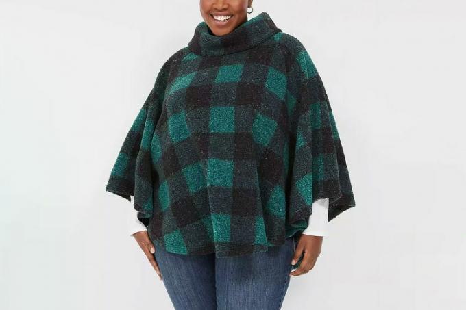 Poncho cu pulover relaxat Lane Bryant